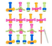 Fidget Pencil Toppers para niños - Paquete de 16 tapones reutilizables para aliviar el estrés | Juguete sensorial calmante para niñas, adolescentes, adultos, concentraciones y