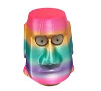 Fidget Press Toy, Sensory Squeeze Gadget, Calm Desk Statue, Stress Relief Soft Touch Ergonomic Portable Sturdy Quiet, for Adults Men Women Study Office Bedroom Dorm Car Dashboard