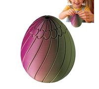 Fidget Puzzle Egg, Twisty Easter Toy, Rotating Stress Relief Tool for Children Adults Teens, Smooth, Interactive Sensory Set, Home Office Classroom Travel Car Airplane