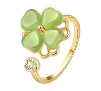 Fidget Rings, Adjustable Calming Finger Toys, Stress Relief Rings for Men and Women, Perfect for Office, Classroom, Ejercicio, Airplane Travel, Work Meetings, Valentine's Day, Birthday 0.93x0.67 inch