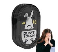 Fidget Slider, Rabbit Push Clicker Toy, Calming Metal Anti-Stress Gadget with Clicking Sound, Portable Pocket Relaxation Tool for Men Teens Kids Travel School Classroom Focus
