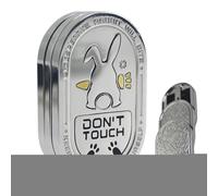 Fidget Slider, Rabbit Push Slide, 1.98 Inches Metal Anti Stress Calming Toy Design & Premium Metals Construction, Clicking Sound Portable Gadget for Men Teens Kids Travel Classroom School Relaxation
