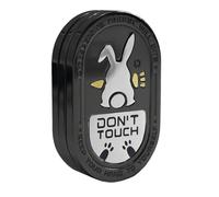 Fidget Slider, Rabbit Push Slide, 1.98 Inches Metal Anti Stress Calming Toy Design & Premium Metals Construction, Clicking Sound Portable Gadget for Men Teens Kids Travel Classroom School Relaxation