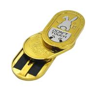 Fidget Slider, Rabbit Push Slide Toy, Clicking Sound Stress Relief Tool, Smooth Metal Calming Gadget, Ideal for Men, Teens, Travel Use, Classroom Focus, Kids School Relaxation Activity, Multicolor