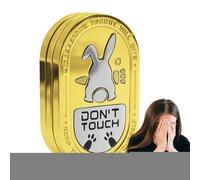 Fidget Slider, Rabbit Push Slide Toy, Metal Clicking Sound Fidget for Anti-Stress Calming Relief, Portable Pocket Gadget for Men, Teens, Kids, Travel, Classroom, School, Office, Daily Relaxation