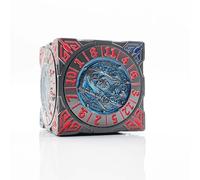 Fidget Spinner Dados para DND, juego de dados de metal cúbico 7 en 1 con alivio 3D para regalos de Calabozos y Dragones, dados poliédricos de juego de rol, juego de rol de fantasía D&D, RPG de mesa