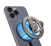 Fidget Spinner - Soporte magnético para teléfono móvil, plegable, soporte universal para teléfono celular, para iPhone 17, 16, 15, 14, 13, 12, Pro Max, uso diario en casa, oficina y exteriores (negro)