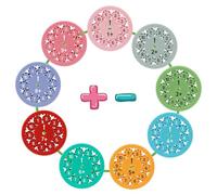 Fidget Spinners de matemáticas, Fidget Spinners de Hechos matemáticos con 50 Pegatinas de Premio for quienes están aprendiendo matemáticas(Add/Subtract)