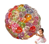 Fidget Squeeze Sphere - Elastic Sensory Tools for Calming | 2-Inch PP Ball with Textured , Stress Relief Rollers for Focusing, Classroom Hand Exercisers, Playtime Accessories Active Kids