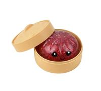 Fidget Squeeze Toy - Glitter Dumpling Sensory Fidget Game, Realistic Glitter Dumpling Squishiess Toy, Rebound Soft Stress Squeeze For Kids Adults Students Classroom Workplace Travel Home Birthday