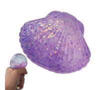 Fidget Squeeze Toys Soft Novelty Slow Rising Shell Sensory Fidget Toy For Stress Relief and Focus Support, Anti Toy For Kids Adults Home Office Classroom Work Study Travel Party