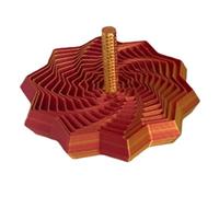 Fidget Star, Spiral Calming Desk Toy, 3D Printed Brain Teaser for Kids, Teens, and Adults, Stress Relief and Focus Training, Portable Travel Toy, Funny Desktop Decor for Home, Classroom, Office