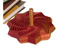 Fidget Star - Spiral Stress Reliever, Geometric Sensory Focus Toy with Smooth Rotating Layers, Interactive Handheld Brain Teaser Gadget, Ideal for Classroom Concentration Tasks
