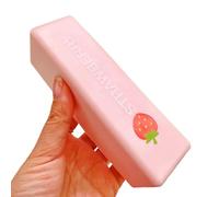 Fidget Toy Cheese Stick - Squeeze Calming Gadget for Stress Relief | Soft Silicone Texture with Stretchy Design, Elastic Material, Handheld Sensory Toy for Kids Students Adults Travel School