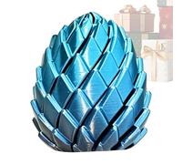 Fidget Toy | Flexible Puzzle Desk Decor - 3D Printed Egg Fidget - for Traveling Desk Bedroom Living Room Home Acerca de 6,5 x 6,5 x 7,5 cm, 2,56 x 2,56 x 2,95 pulgadas Shelf Women Youth Teens Students