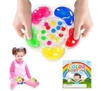 Fidget Toy Juguetes Sensoriales Juguetes Niños Autismo Toys Juguetes Antiestrés para Calmar a los Autistas Squishy Toys Juguetes Táctiles para Niños Tdah y Autismo Fidget Toys Adultos(Flores)
