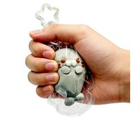 Fidget Toy Keychain, Animal Squeeze Toy, Mini Stress Relief Fidget Toys, Portable Calming Sensory Keychain for Kids Boys Girls School Classroom Home Birthday Party Favors Goodie Bag Stuffers