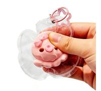 Fidget Toy Keychain, Sensory Aid, 1,97 x 1,97 x 1,97 pulgadas Soft Textured Animals, Home Accessories for Boys Girls School and Party Favors Stuffers, Holiday Events Parties Gift, Best Tools for