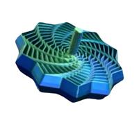 Fidget Toy, Sensory Puzzle Star, 3,46 x 3,46 x 1,89 pulgadas, ilusión cerebral teaser con estructura impresa, dispositivo de del estrés, juguete antiestrés portátil con diseño único,