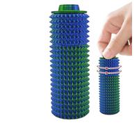 Fidget Toys, Grip Spinner, Press Gadget, Rotating Game, Spiky Tool, Portable Desk Item, Toddler, Boys, Adults, Car, Trip, Airplane, Office, Stress Reliefs for Travel, 9.5x3.5x3.5cm