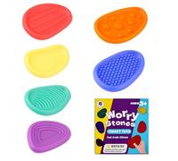 Fidget Toys Sensory Stone, Piedra Sensorial de Silicona, Piedra Sensorial de Silicona Suave Texturizada, Sensory Stone Calming Toys para Adultos Niños TDAH y Autismo