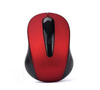 FidgetGear Mini ratón inalámbrico Bluetooth 3.0 de 1600 DPI para teléfono Android, tablet, PC, portátil, color rojo