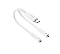 Fidioto 1 divisor de auriculares USB C a doble hembra de 3,5 mm para dos auriculares, tipo C a doble conector de audio auxiliar hembra de 3,5 mm, compatible con iPhone 17/16/15 Pro Max, iPad, Galaxy