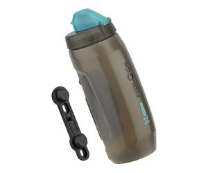 FIDLOCK Botella de agua antibacteriana TWIST 590 ml con sistema de soporte base para bicicleta negro 590 ml