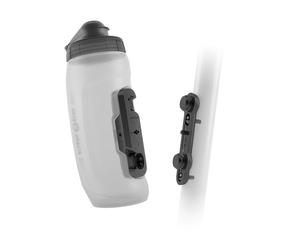 Fidlock Twist Bote 590ml Botella + Bicicleta Base Magnético Portabotellas Clear