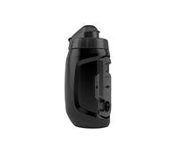 FIDLOCK Twist - Botella individual de 450 ml, color negro, con conector giratorio (sin base de bicicleta), soporte magnético para botella de bicicleta con portavasos BIcycle