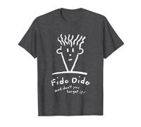 Fido Dido Cara No Lo Olvides Camiseta, Hombre, Jaspeado Oscuro, 5XL