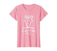 Fido Dido Cara No Lo Olvides Camiseta, Mujer, Rosado, L