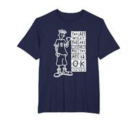 Fido Dido Eres lo Que Eres Camiseta, Hombre Tallas Grandes, Azul Marino, 4X Alto