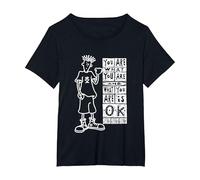 Fido Dido Eres lo Que Eres Camiseta, Mujer Tallas Grandes, Negro, 3XL Grande