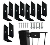 Fidurs para | Kit de fijación para malla segura, material anti explotación de acero galvanizado con invernadero para jardín, piscina, granja, terraza, comercial,