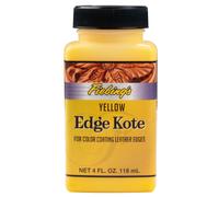 Fiebing's Edge Kote (4 oz Amarillo) - Pintura para bordes de cuero para zapatos, muebles, bolsos, sof s y cinturones - Recubrimiento de color sem