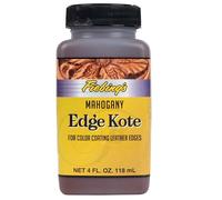 Fiebing's Edge Kote - Pintura de borde de cuero para zapatos, muebles, bolsos, sofás, cinturones, flexible, resistente al agua, revestimiento de color semibrillante para proteger los bordes naturales