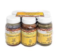 Fiebings Leather Dye 2oz 6/Pkg-Assorted F2120-06