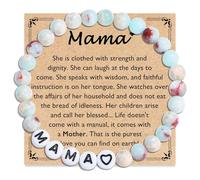 FIEEFX Pulsera para mamá, abuela, esposa, tía, abuela, mamá, Gigi, Mimi, Grammy, abuela, Nonna, regalo para mujeres y adultos, para el día de la madre, San Valentín, Navidad, cumpleaños, Pascua