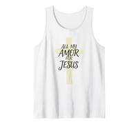 Fiel Cristiano Todo mi Amor por Jesús Camiseta sin Mangas