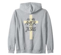 Fiel Cristiano Todo mi Amor por Jesús Sudadera con Capucha