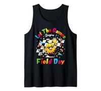 Field Day 2026 Let The Games Begin Funny Kids Teacher School Camiseta sin Mangas