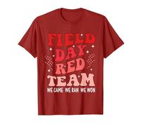 Field Day Equipo Rojo Vinimos Corrimos Ganamos Juegos de Field Day Camiseta