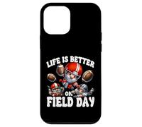 Field Day Gnome Life Is Better With Funny Football Graphic Carcasa para iPhone 12 mini