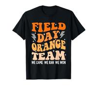 Field Day Orange Team Vinimos Corrimos Ganamos Juegos del Día de Campo Camiseta