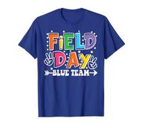 Field Day Trip Blue Team Color Juego Competición Niños Chicas Camiseta