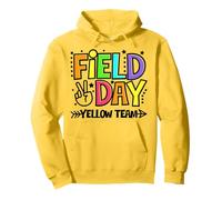 Field Day Yellow Team Deja Que los Juegos comiencen un día Divertido Día de Campo Sudadera con Capucha