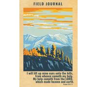 Field Journal- KJV Scripture Lined Journal for Men (Mountain Edition): Notebook for Bible Study, Sermon Notes, Prayer Requests, Nature Journaling & Everyday Writing