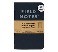 Field Notes Cuaderno pequeño de 8,9 x 14 cm, 48 páginas, papel rayado, 3 unidades