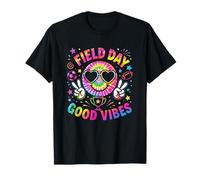 Field Play Day Vibes Profesor Estudiante Niños Colorido 2026 Camiseta